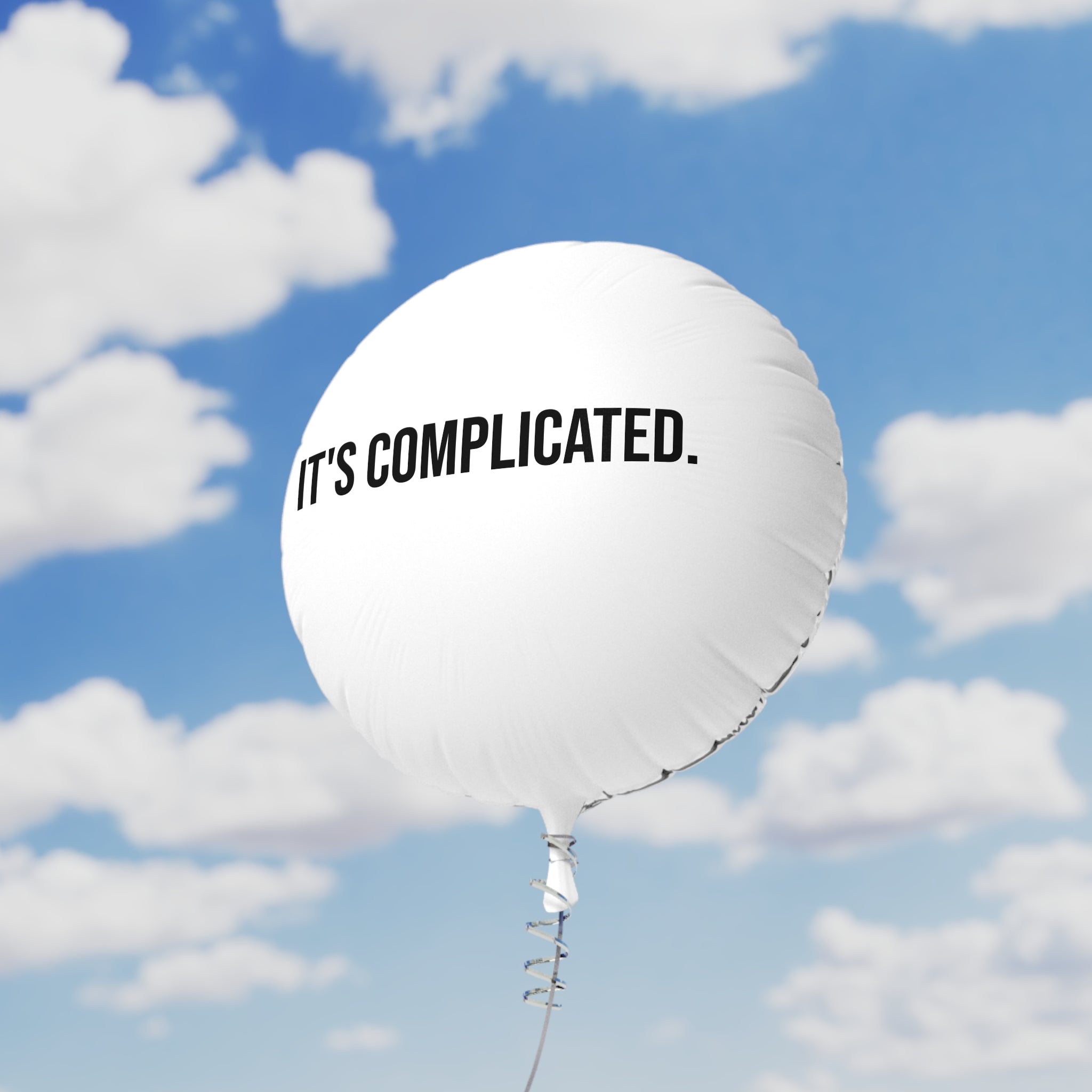 It's Complicated. Funny Foil Balloon