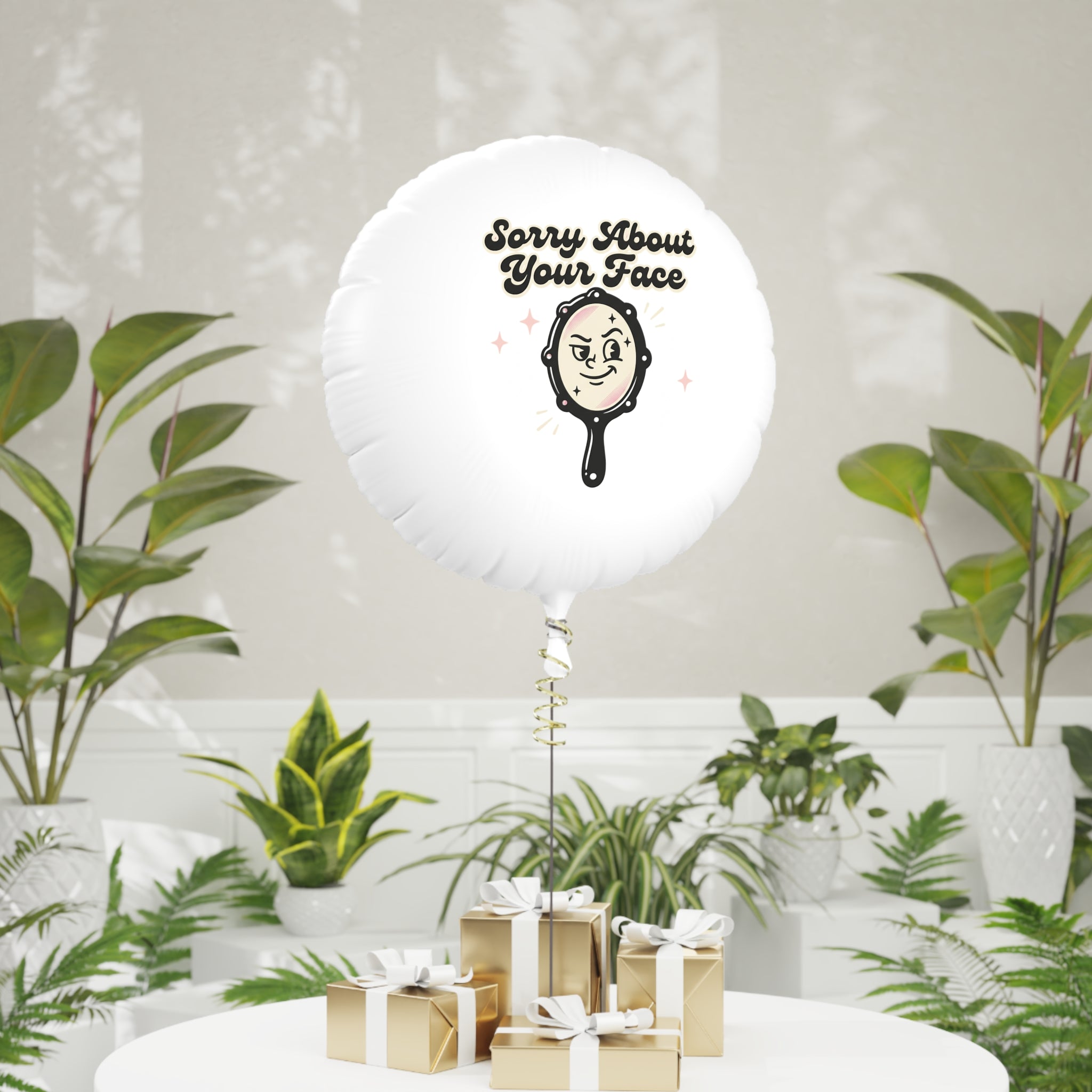 Sorry About Your Face Balloon