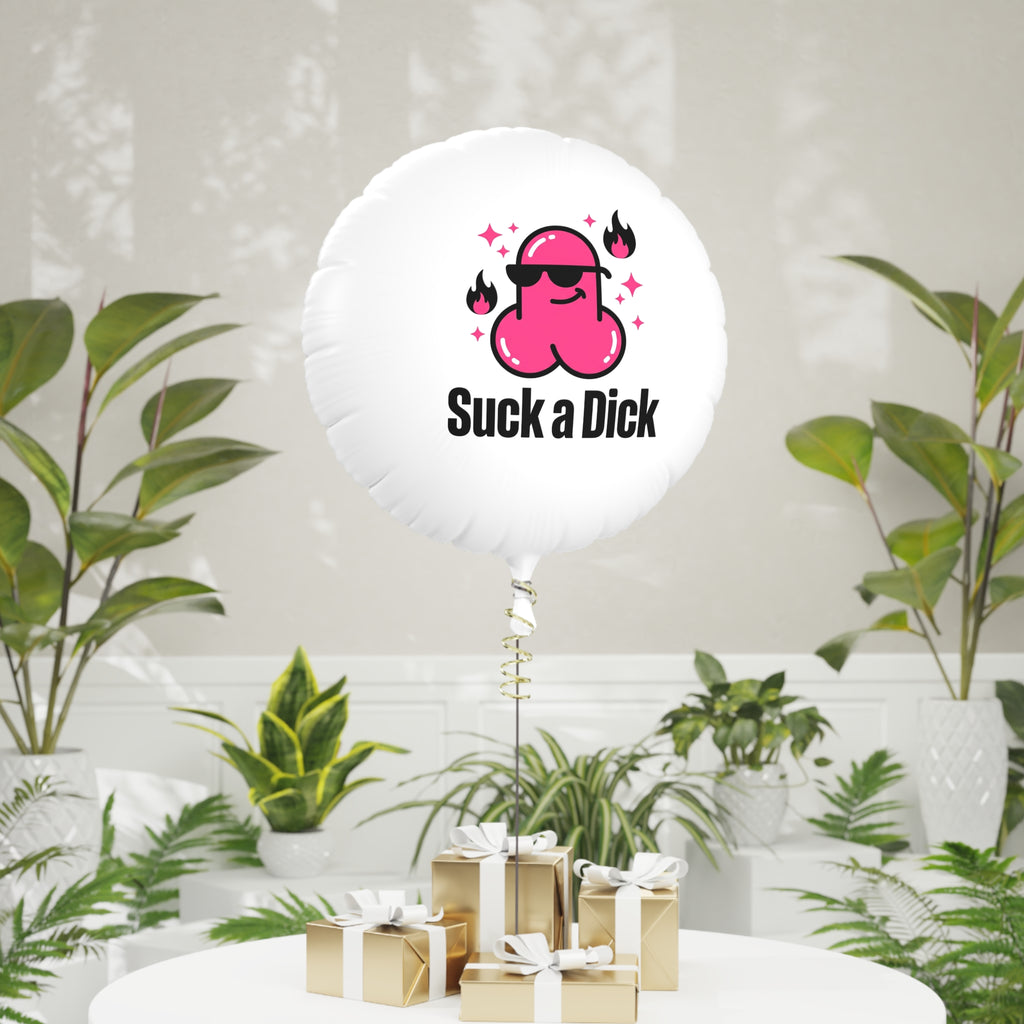 Suck a Dick Balloon – Funny Offensive Helium Balloon Gift