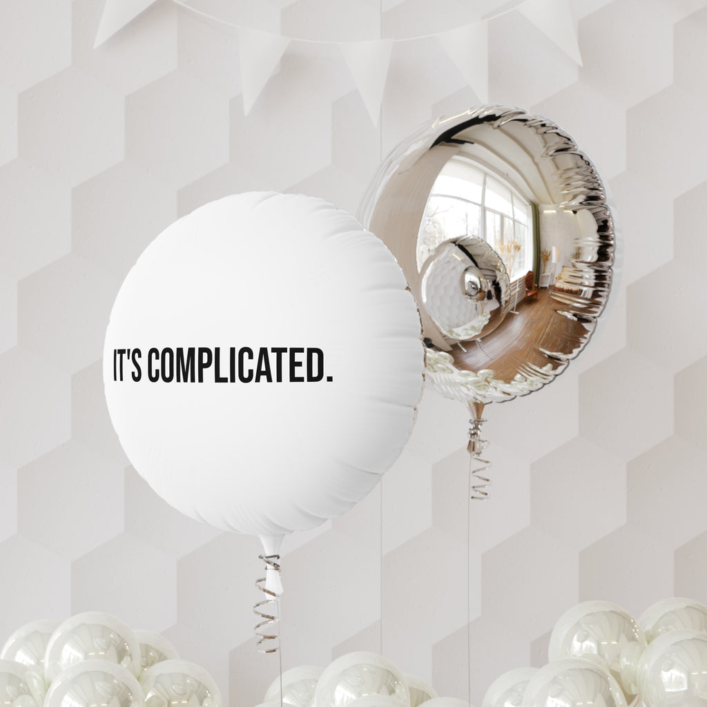 It's Complicated. Funny Foil Balloon